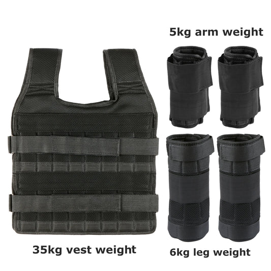 YOSOOHign Adjustable Vest Set Max Load 35 Kg Training