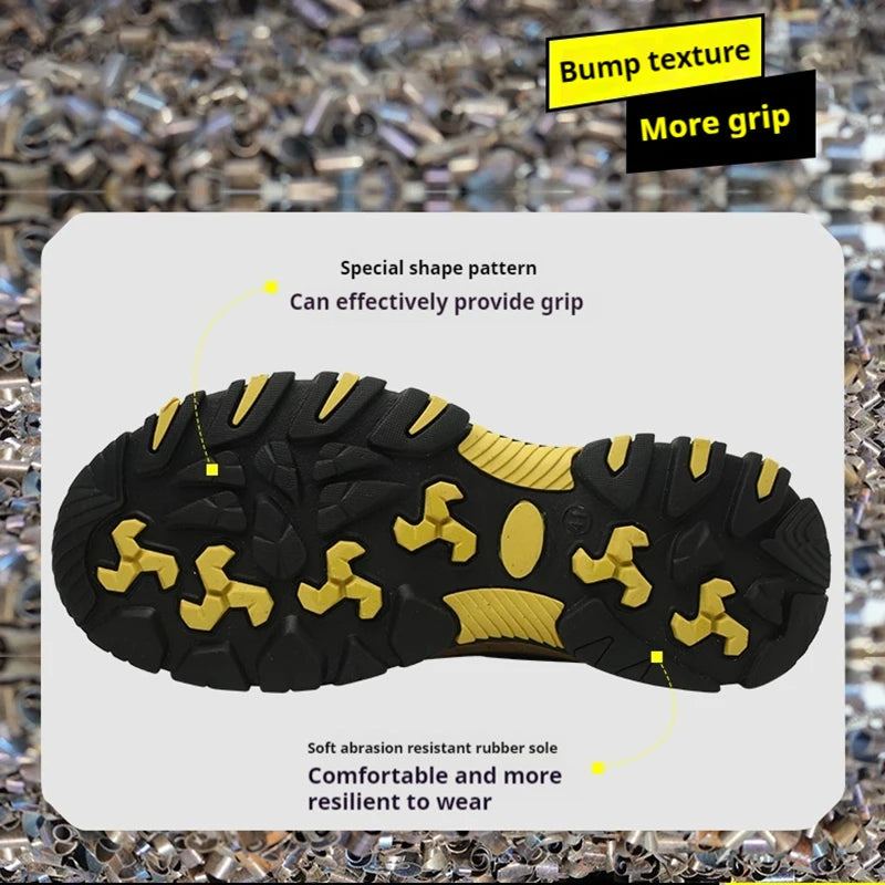 Indestructible Steel Toe Safety Boots for Men’s Work