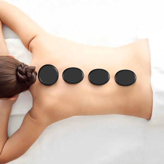 Basalt Massage Stones Heater Box Set for Muscle Relaxation Stress and Tension Relief