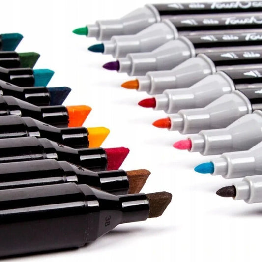 Permanent Art Sketch Drawing Marker Set Alcohol Double Tipped Markers 80 Colors