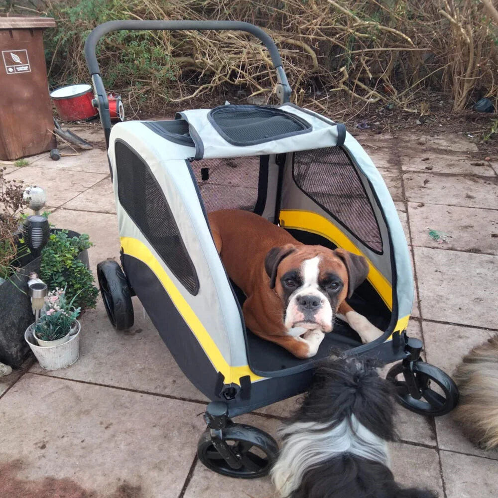 Premium Dog Stroller Pram by Breed for All Dog Sizes