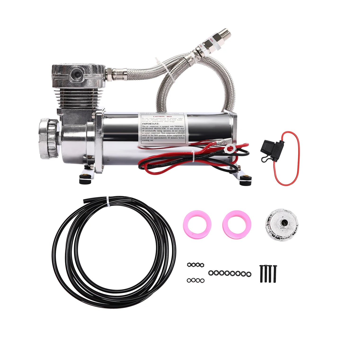 Air Compressor Kit Air Ride Suspension Compressor Heavy Duty Air Compressor for Vehicles
